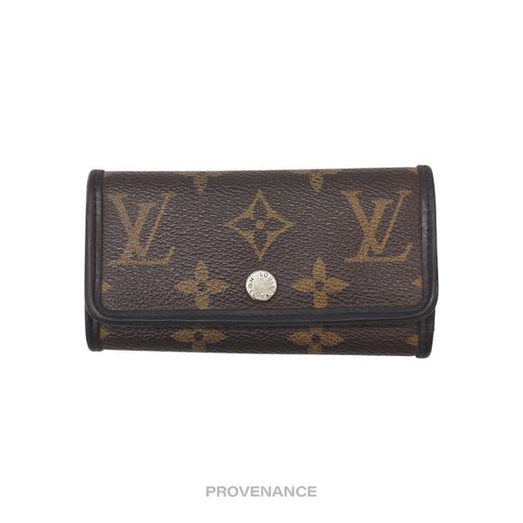 🔴 Louis Vuitton 6 Key Holder Wallet - Monogram Macassar - Picture 2 of 8